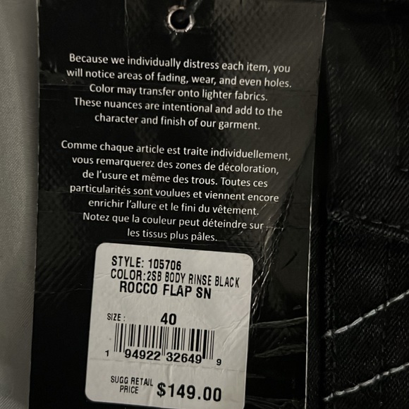 Black slim true religion jeans. - Picture 3 of 4